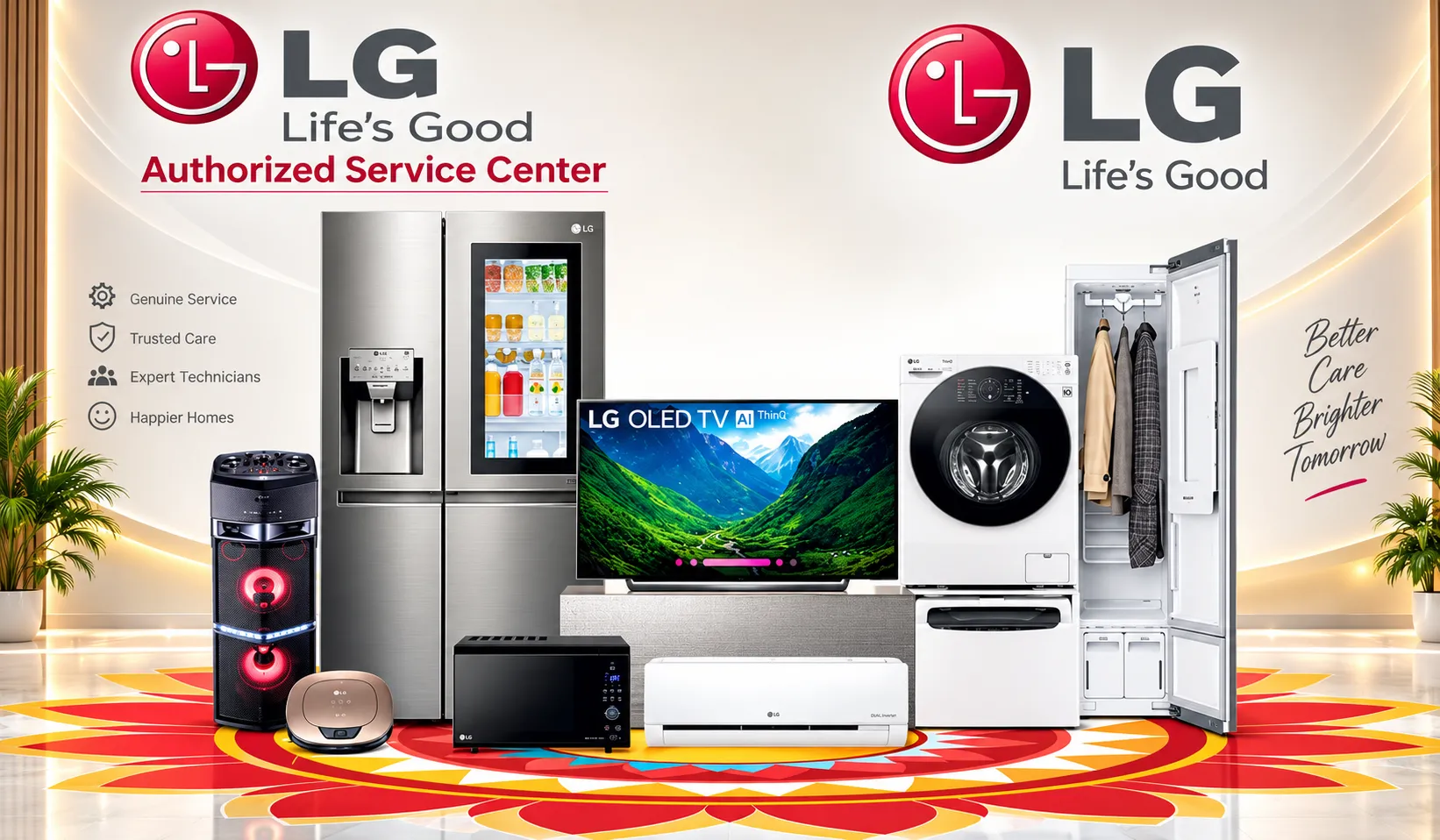 Professional technician repairing home appliances in India