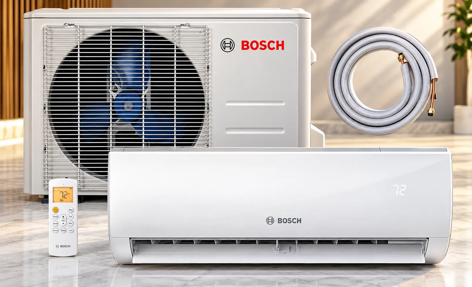 Bosch Climate Inverter Split Air Conditioner Maintenance, Gas Charging & PCB Diagnostics in India