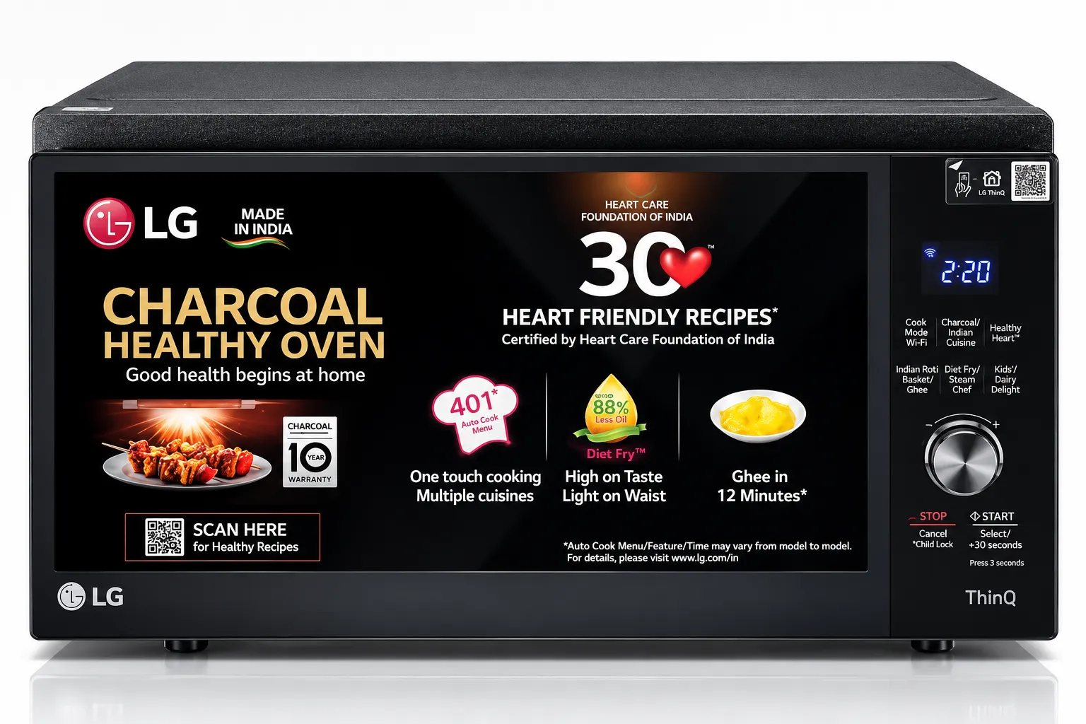 LG Charcoal Convection, Grill & Solo Microwave Oven Repair and Magnetron Service in India