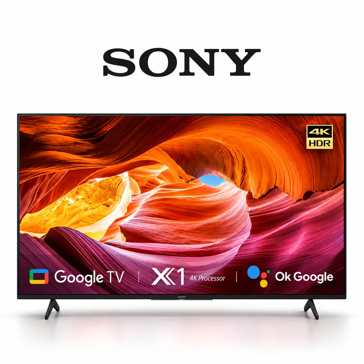 Sony 4K HDR Google TV with X1 4K Processor and Ok Google voice search repair in India